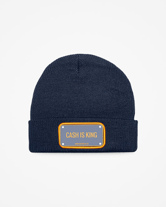 Cash Is King- Rubber Beanie