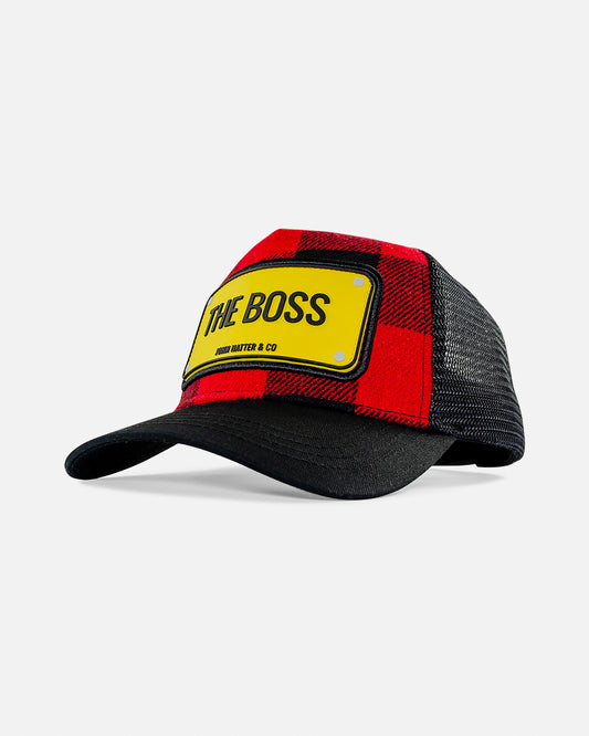 THE BOSS - FLANNEL RUBBER CAP